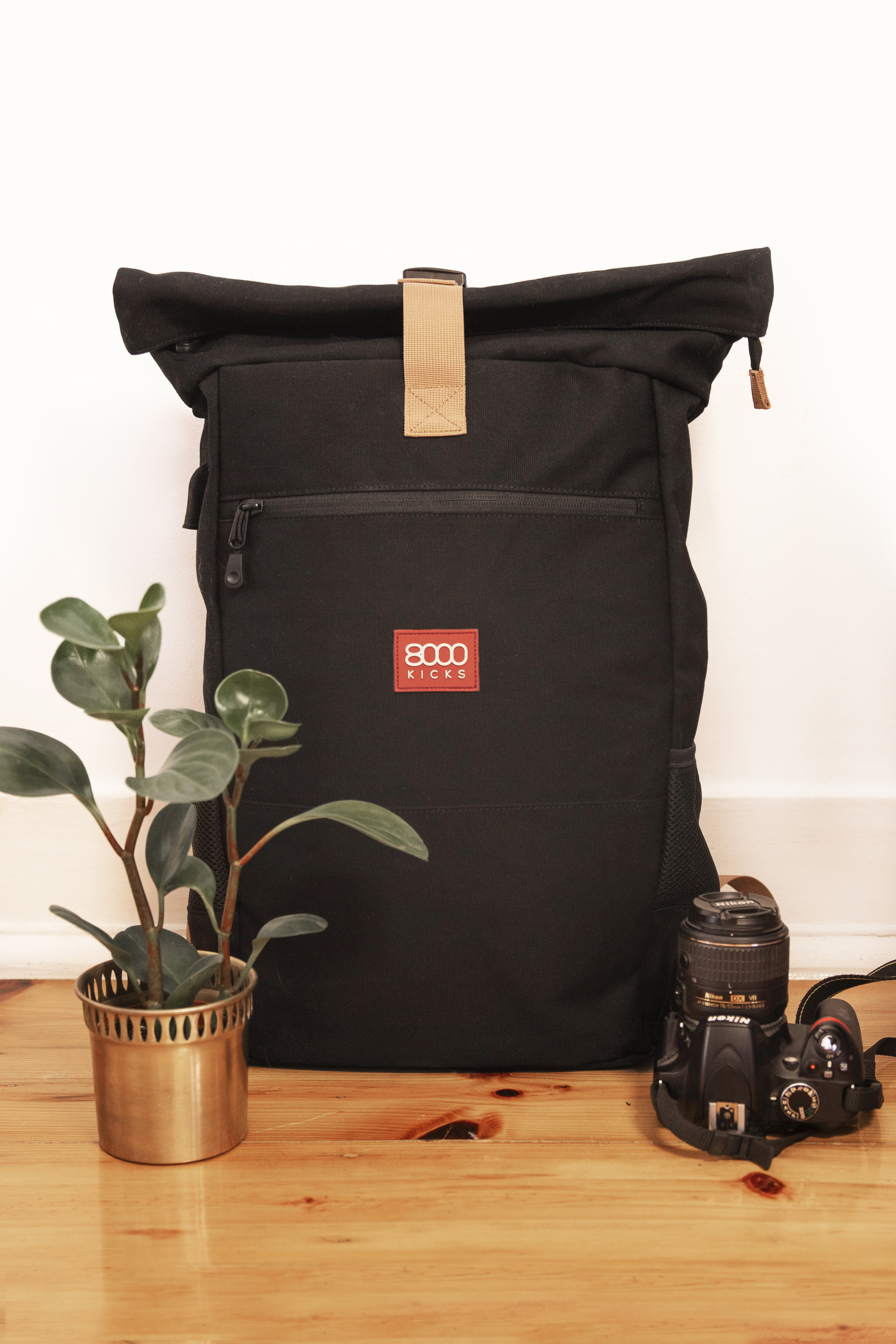 Rucksack in Schwarz